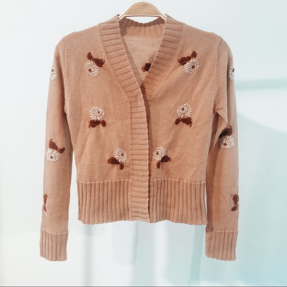 Vintage Embroidered Cardigan - Picture 1 of 7